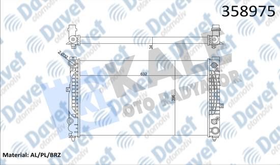 MGA-80477 Su Radyatoru-Yag Sogutuculu Otomatik Mekanik  (Vw Passat 97-05  Audi A4 95-01  A6 98-05)